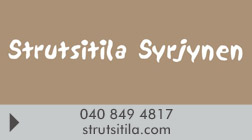 Strutsitila Syrjynen logo